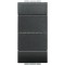 Intrerupator AXIAL simplu Living Light Bticino 1M antracit L4051A