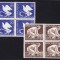 1957 CICLISM,CURSA PACII LP 430 MNH,IN BLOC DE 4 TIMBRE!