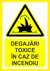Placute pentru degajari toxice in caz de incendiu foto