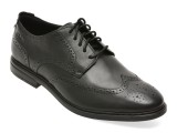 Pantofi eleganti CLARKS negri, BANBURY TIP, din piele naturala