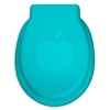 Capac pentru WC universal, din plastic, cu model mar, verde, 480 x 390 mm