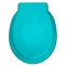 Capac pentru WC universal, din plastic, cu model mar, verde, 480 x 390 mm