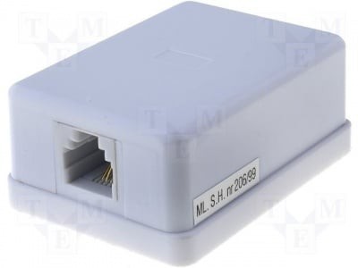 Priza 6P4C Simpla foto
