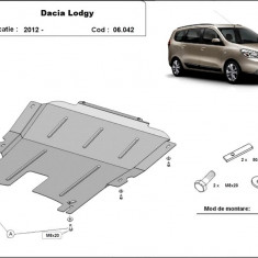 Scut motor metalic Dacia Lodgy 2012-prezent