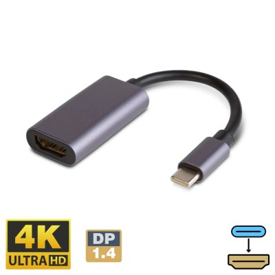 Cablu adaptor USB-C la HDMI v1.4 4K 30Hz 16cm delight 20338 foto