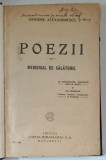 POEZII / MEMORIAL DE CALATORIE de GRIGORE ALEXANDRESCU cu introducere de GH. ADAMESCU , 1925