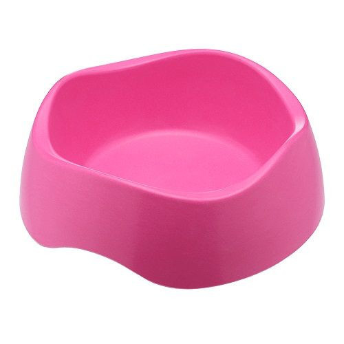 BecoBowl Castron pentru c&acirc;ini din bambus - roz XS