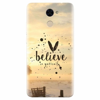 Husa silicon pentru Huawei Enjoy 7 Plus, Believe In Yourself foto