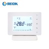 Termostat Wi-Fi pentru centrala termica pe gaz si incalzire in pardoseala cu agent termic BeOk BOT306RF-WIFI, Programabil, Memorare setari, Anti-inghe