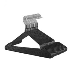 Umerase pantaloni/rochii, 20 bucati, Antiderapant, Metal, Negru