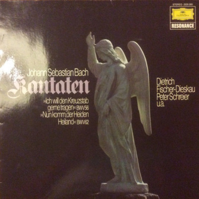 Vinil Johann Sebastian Bach &amp;lrm;&amp;ndash; Kantaten (EX) foto