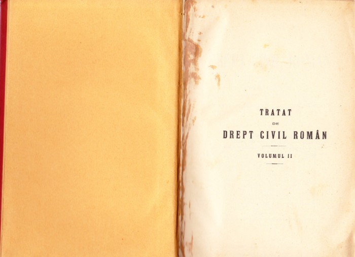 AS - C. HAMANGIU - TRATAT DE DREPT CIVIL ROMAN, VOL II