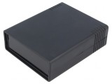 Carcasă ABS Neagră cu Panou 91.1x111x34.8mm