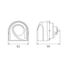 Set Claxoane Electromagnetice, Tip Melc, 24V 3A+3A Ton Inalt & Jos, Design Light 139336 65GO24.100.02K