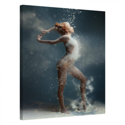 Tablou Canvas, Tablofy, Ballerina &amp;middot; Twisted, Printat Digital, 70 &amp;times; 100 cm foto