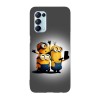 Husa compatibila cu Oppo A76, Viceversa, model Minions Selfie, Silicon, TPU, Transparent, Carcasa
