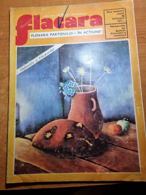 revista flacara 10 martie 1973-&amp;quot; de ce sunt doborati copacii din jud. dambovita&amp;quot; foto