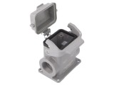 Carcasă: pentru conectori HDC Han&reg; B dimensiune 6B cu clichet: cod: 09300060297,