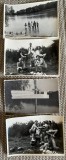 1954 Lot de 4 foto la Budesti jud Calarasi / echipa hidrologie meteorologie