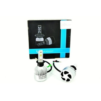 Set Bec H3 cu LED S2 chip led Korea Putere: 40W - 4800 lumen 6000k Voltaj: 12-24V Automotive TrustedCars foto