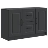 vidaXL Bufet cu sertar Negru 89 x 34,5 x 57 cm Lemn prelucrat 895806