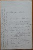 Scrisoare olografa Take Ionescu, semnata