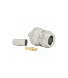 Soclu N la RG58 50 ohmi sertizabil pin aurit, Oem