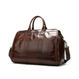 Cumpara ieftin Geanta de calatorie unisex, Amiran GT3279, piele naturala, Maro