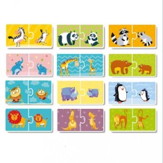 Duo Puzzle - Mama si puiul (2 piese) foto