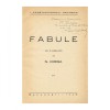 I. Constantinescu-Delabaia, Fabule, cu dedicație, 1936, N. Iorga, Carte Veche cu Autograf