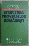 Constantin Negreanu - Structura Proverbelor Romanesti