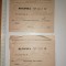 LOT 2 CHITANTE , RECIPISA ACADEMIA DE INALTE STUDII COMERCIALE SI IND BUC 1947