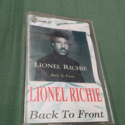 CASETA AUDIO LIONEL RICHIE -BACK TO FRONT ORIGINALA foto
