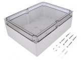 Carcasă universală gri ABS 232x302x110 mm
