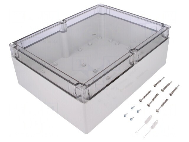 Carcasă universală gri ABS 232x302x110 mm