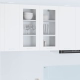 vidaXL Dulap suspendat cu ușă Riga Alb 80 x 31 x 80 cm Lemn compozit 884322