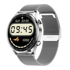 CEAS SMARTWATCH BLUETOOTH IMPERMEABIL AK32 &ndash; rezistent la apa IP68, metalic silver
