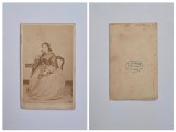 Fotografie timpurie de colectie CDV Atelier Lazar Letzter (ulterior in Timisoara), Kaschau, Kosice, Kassa, Slovacia, Austro-ungaria, ca. 1855-1860