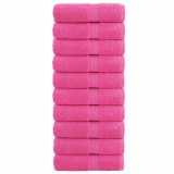 Cumpara ieftin Prosoape de baie premium SOLUND, 10 buc. roz, 30x30 cm, 600 g/m&sup2;