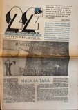Revista 22 nr. 28 1991 Romana 42x30cm Brosata Carti Bibliofilie