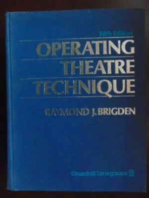 Operating theatre tehnique-Raymond J. Brigden foto
