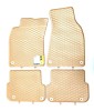Covorase Cauciuc Bej Audi A4 B6 B7 Sedan/Kombi 2000-2008 Geyer&amp;Hosaja Premium cu Clipsuri