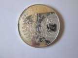 Rară! Medalie comem.argint Richard Von Weizsacker,președinte Germania 1984-1994