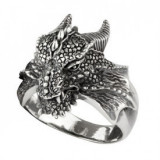 Inel argint Dragon R8030 (Marime inele - EU: 59 - diametru 18.7 mm)