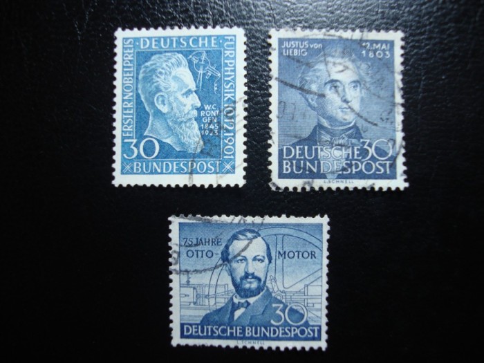 GERMANIA 1951/53 - 3 EMISIUNI COMPLETE