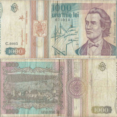 1993 ( V ) , 1.000 lei ( P-102a ) - Romania