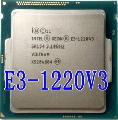 Procesor Xeon Quad E3-1220 V3 (i 5-4570), 3.10GHz,8MB, Socket 1150 foto