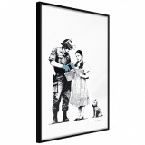 Cumpara ieftin Poster - Banksy: Stop and Search , cu Ramă neagră, 40x60 cm