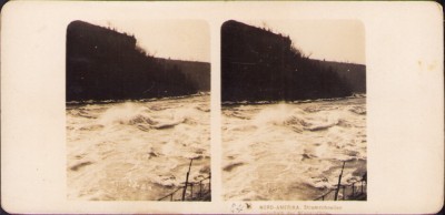 ST49N Nord Amerika, Stromschnellen Niagaraf&amp;auml;lle, stereoscopic photo foto