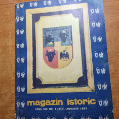 revista magazin istoric ianuarie 1985